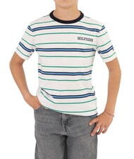 TOMMY HILFIGER KIDS BIMBO Maglietta in cotone nouveau green/desert sky - T-shirt Bambino - 1