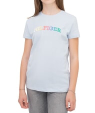 TOMMY HILFIGER KIDS BIMBA T-Shirt a maniche corte breezy blue - T-shirt Bambino - 1