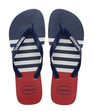 HAVAIANAS TOP NAUTICAL Infradito white/marine blue/apache red - Scarpe Uomo - 1