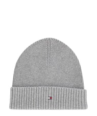 TOMMY HILFIGER TH FLAG Cappello beanie in cotone con risvolto - Cappelli