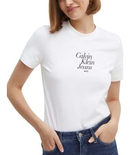 CALVIN KLEIN FONT GRAPHIC REGULAR T-shirt a manica corta - T-shirt e Top Donna
