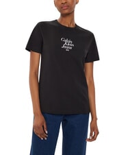 CALVIN KLEIN FONT GRAPHIC REGULAR T-shirt a manica corta - T-shirt e Top Donna
