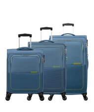 AMERICAN TOURISTER AIR WAVE Set Trolley Cabin + Medio + Grande  - Set Trolley