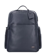 BRIC&rsquo;S TORINO Zaino porta PC 15,6", in pelle navy - Zaini da lavoro porta PC - 1