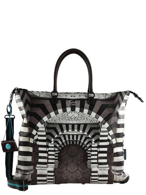 GABS G3 PLUS LARGE MULTICOLOR Borsa piattina shopping trasformabile multicolor - Borse Donna