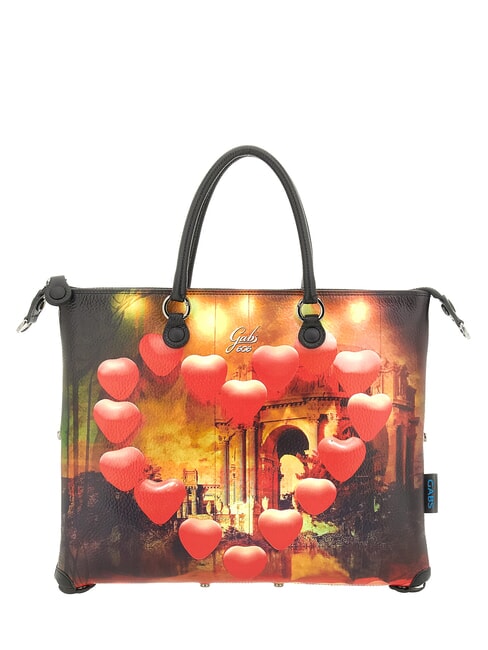 GABS G3 PLUS MEDIUM MULTICOLOR Borsa piattina shopping trasformabile multicolor - Borse Donna