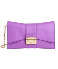 FURLA METROPOLIS Borsa a tracolla in pelle violet - Borse Donna - 1