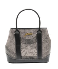 GATTINONI PLANETARIUM Borsa a mano, con tracolla monochrom lt grey/ black - Borse Donna - 1