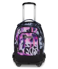 SEVEN BUZZY NOTE GIRL Zaino Trolley, sdoppiabile e sganciabile - Zaini con carrello