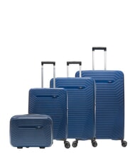 LESAC PEGASUS Cabin + Medio + Grande + Beauty blue navy - Set Trolley - 1