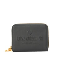 LOVE MOSCHINO LOVE EMBOSSED Portafoglio in pelle, con portacarte - Portafogli Donna