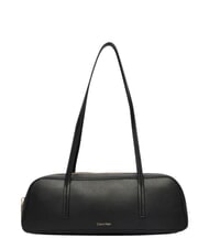 CALVIN KLEIN FOIL LOGO Borsa a bauletto, a spalla black/toasted coconut - Borse Donna - 1