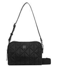CALVIN KLEIN QUILTED NYLON Borsa mini a spalla, con tracolla na black - Borse Donna - 1