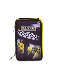 SEVEN GOLDEN PAINT Astuccio con Kit Scolastico steelgray - Astucci e Accessori - 1