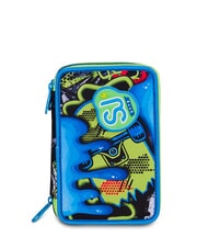 SJGANG SOFT POUCH BOY Astuccio con Kit Scolastico Nero - Astucci e Accessori - 1