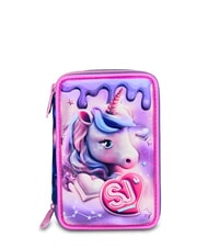 SJGANG PIXIE UNICORN Astuccio con Kit Scolastico chiffon - Astucci e Accessori - 1