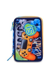 SJGANG JOYFUL PINS BOY Astuccio con Kit Scolastico - Astucci e Accessori