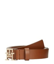 TOMMY HILFIGER TH LOGO Cintura in pelle - Cinture