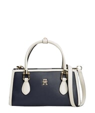 TOMMY HILFIGER TH GRACE Borsa mini a mano, con tracolla space blue - Borse Donna - 1
