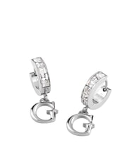 GUESS HUGGIE ME Orecchini pendenti in acciaio placcato SILVER - Orecchini - 1