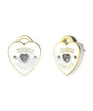 GUESS AMORE Orecchini in acciaio yellow gold/white - Orecchini - 1