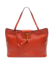 GIANNI CHIARINI MARISOL Borsa shopping in pelle brick red - Borse Donna - 1