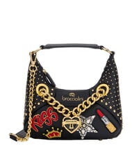 BRACCIALINI ROCK Borsa mini a spalla, con tracolla nero - Borse Donna - 1