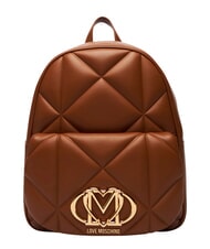 LOVE MOSCHINO EMBOSSED Zaino con tasca frontale - Borse Donna