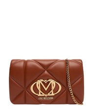 LOVE MOSCHINO EMBOSSED Borsa mini a spalla, con catena - Borse Donna