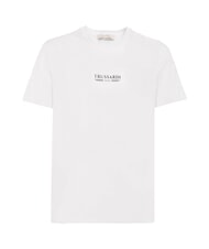 TRUSSARDI BASIC T-shirt a manica corta, in cotone white - T-shirt Uomo - 1