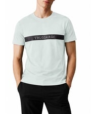 TRUSSARDI DIGITAL LEVRIERO T-shirt a manica corta, in cotone - T-shirt Uomo