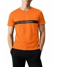 TRUSSARDI DIGITAL LEVRIERO T-shirt a manica corta, in cotone - T-shirt Uomo