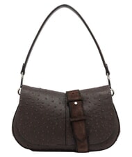 GIANNI CHIARINI HELENA ROUND Borsa a spalla con tracolla, in pelle espresso - Borse Donna - 1