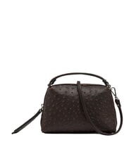 GIANNI CHIARINI ALIFA Borsa mini a mano con tracolla, in pelle espresso - Borse Donna - 1