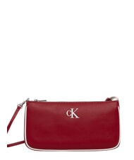 CALVIN KLEIN CONTRAST CK Borsa a spalla bordeaux wine - Borse Donna - 1