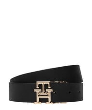 TOMMY HILFIGER TH LOGO Cintura doubleface in pelle - Cinture