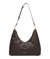 CALVIN KLEIN EMBLEM HW Borsa a spalla delicioso/antique silver - Borse Donna - 1