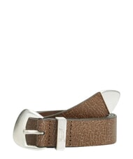 TOMMY HILFIGER TJW SEASONAL COOL Cintura in pelle dark highland khaki - Cinture - 1