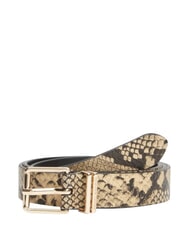 TOMMY HILFIGER TH SQUARE Cintura in pelle snake - Cinture - 1