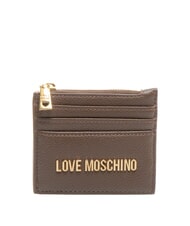 LOVE MOSCHINO SIGNATURE Porta carte con portamonete tmoro - Portafogli Donna - 1