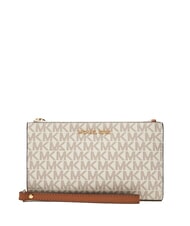 MICHAEL KORS JET SET Portafoglio pochette con polsierina vanilla acorn - Borse Donna - 1