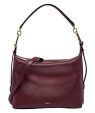 FURLA TONIE Borsa a spalla in pelle con tracolla red apple - Borse Donna - 1