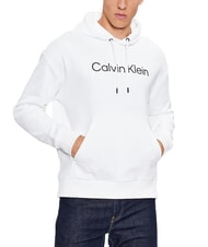 CALVIN KLEIN CKJ Felpa con cappuccio bright white - Felpe Uomo - 1