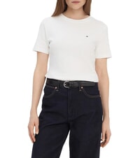 TOMMY HILFIGER TH T-Shirt in cotone - T-shirt e Top Donna