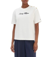 TOMMY HILFIGER TJ Signature T-Shirt in cotone - T-shirt e Top Donna