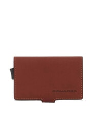 PIQUADRO BLACK SQUARE Astuccio portacard in pelle - Portafogli Uomo