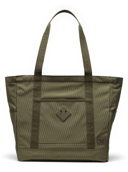 HERSCHEL HERITAGE  Shopper a spalla ivy green diamond - Borse Donna