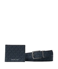 MICHAEL KORS GIFT Box regalo uomo, portafoglio e cintura blue - Portafogli Uomo - 1