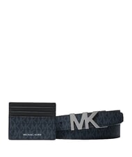 MICHAEL KORS GIFT Box regalo uomo, portacarte e cintura blue - Portafogli Uomo - 1