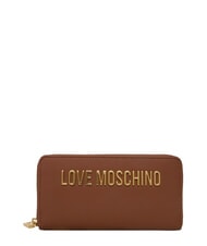 LOVE MOSCHINO BOLD LOVE Portafoglio medio, ziparound marrone - Portafogli Donna - 1